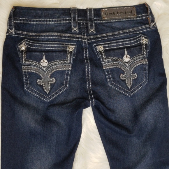 EUC Rock Revival "Libbie" Dark wash Bootcut Jeans - Picture 6 of 8